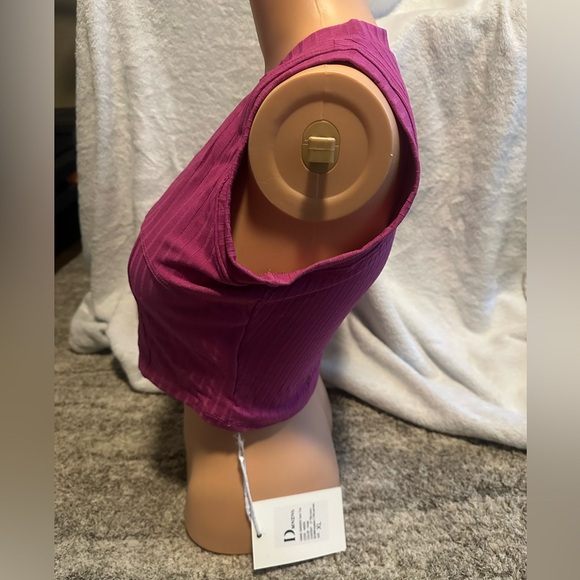 Dmnzns women’s tank top violet NWT - Picture 2 of 5